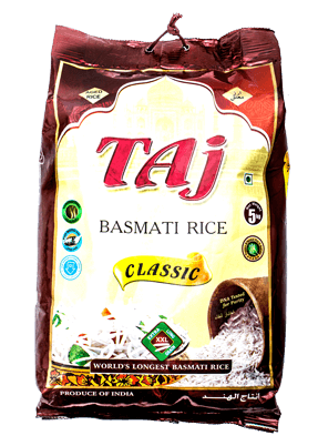Taj classic basmati rice 5kg